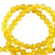Natuursteen kralen crystal facet geslepen 2mm Vibrant yellow
